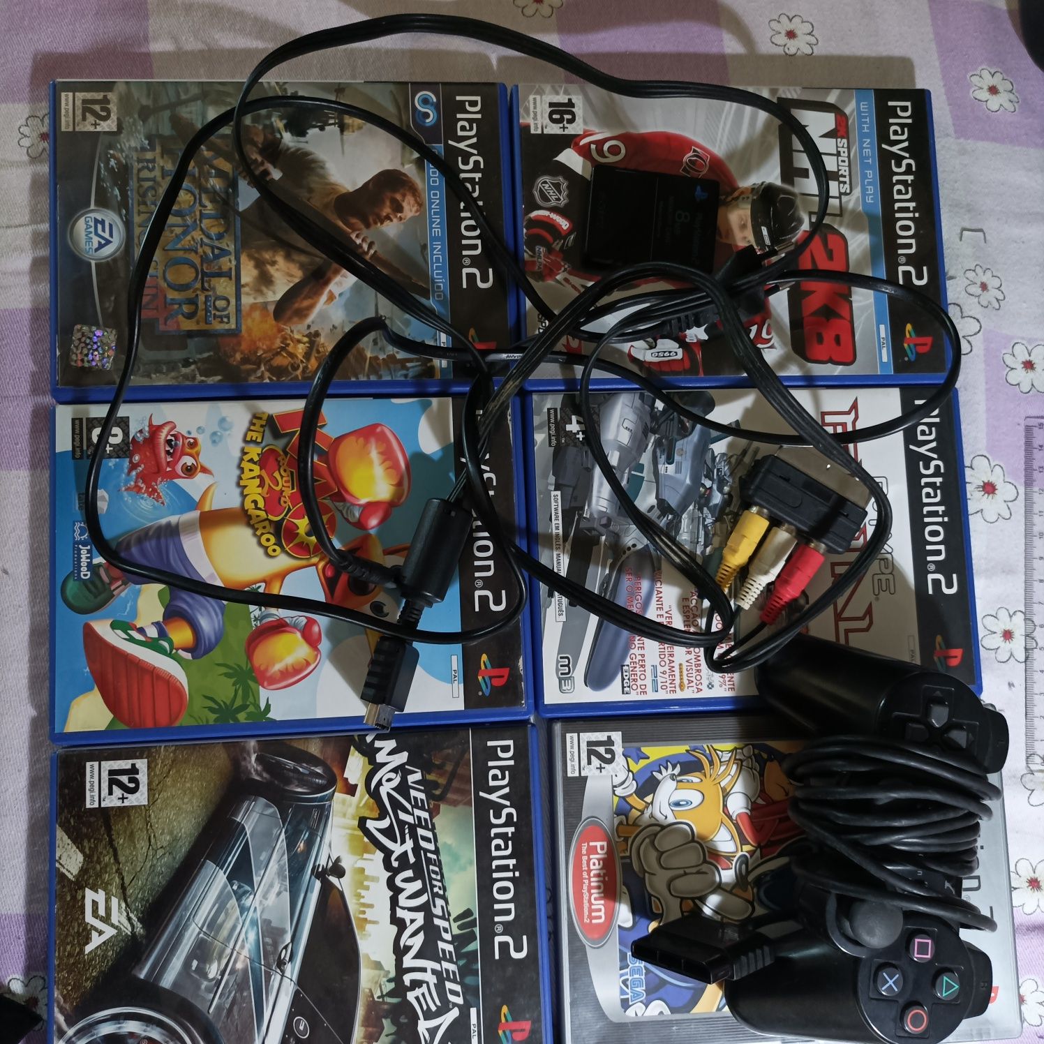 PlayStation 2 mais 6 jogos