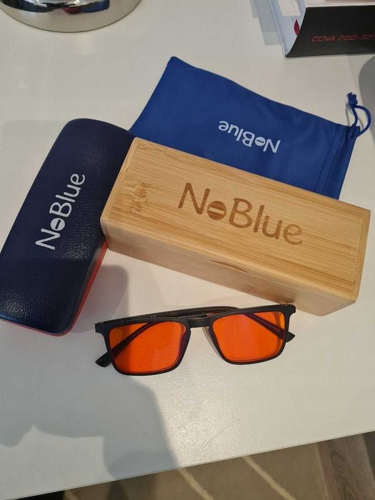 NOWE Oryginalne okulary do komputera 100% blokady niebieskiego światła