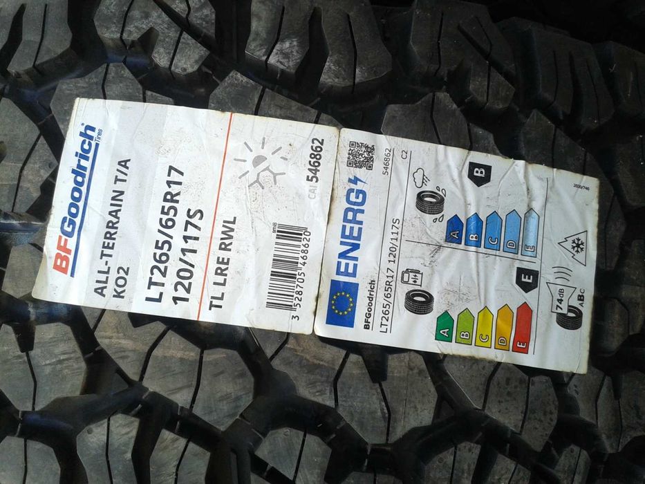 265/65R17 BFGoodrich All-Terrain - nowe AT-ki