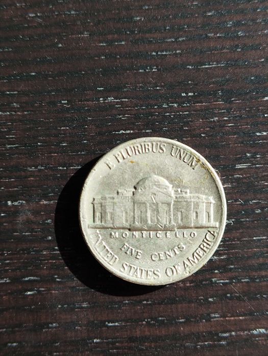 Moeda Five Cents United States of America 1984