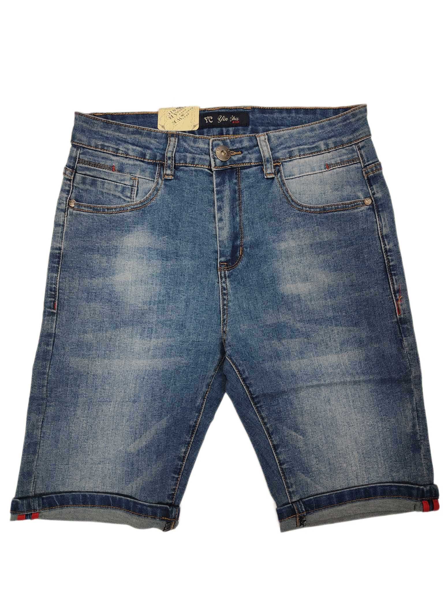 Krótkie spodenki męskie jeansowe r. W33 nr 698A