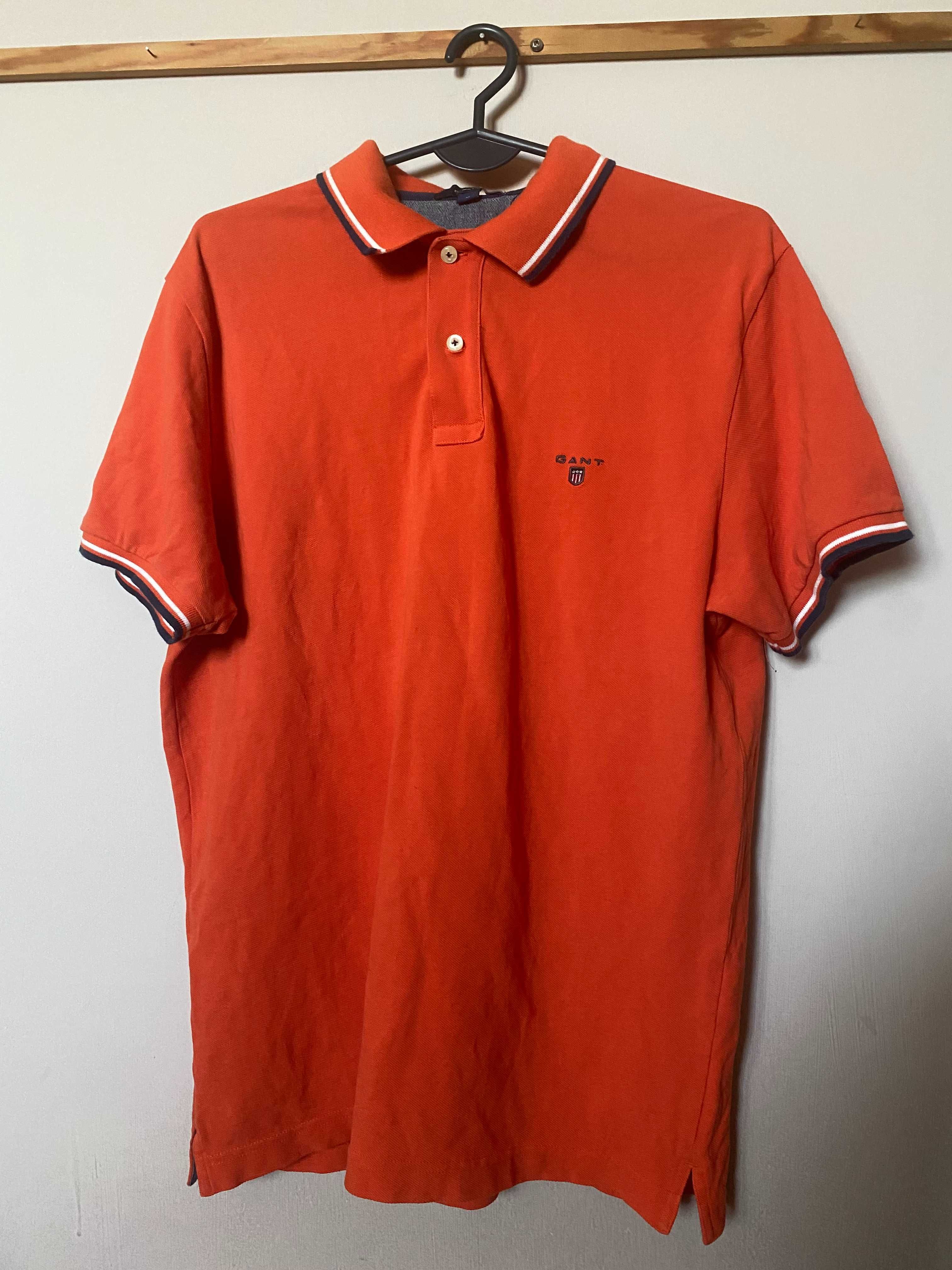 Męska koszulka polo - GANT - M - OKAZJA