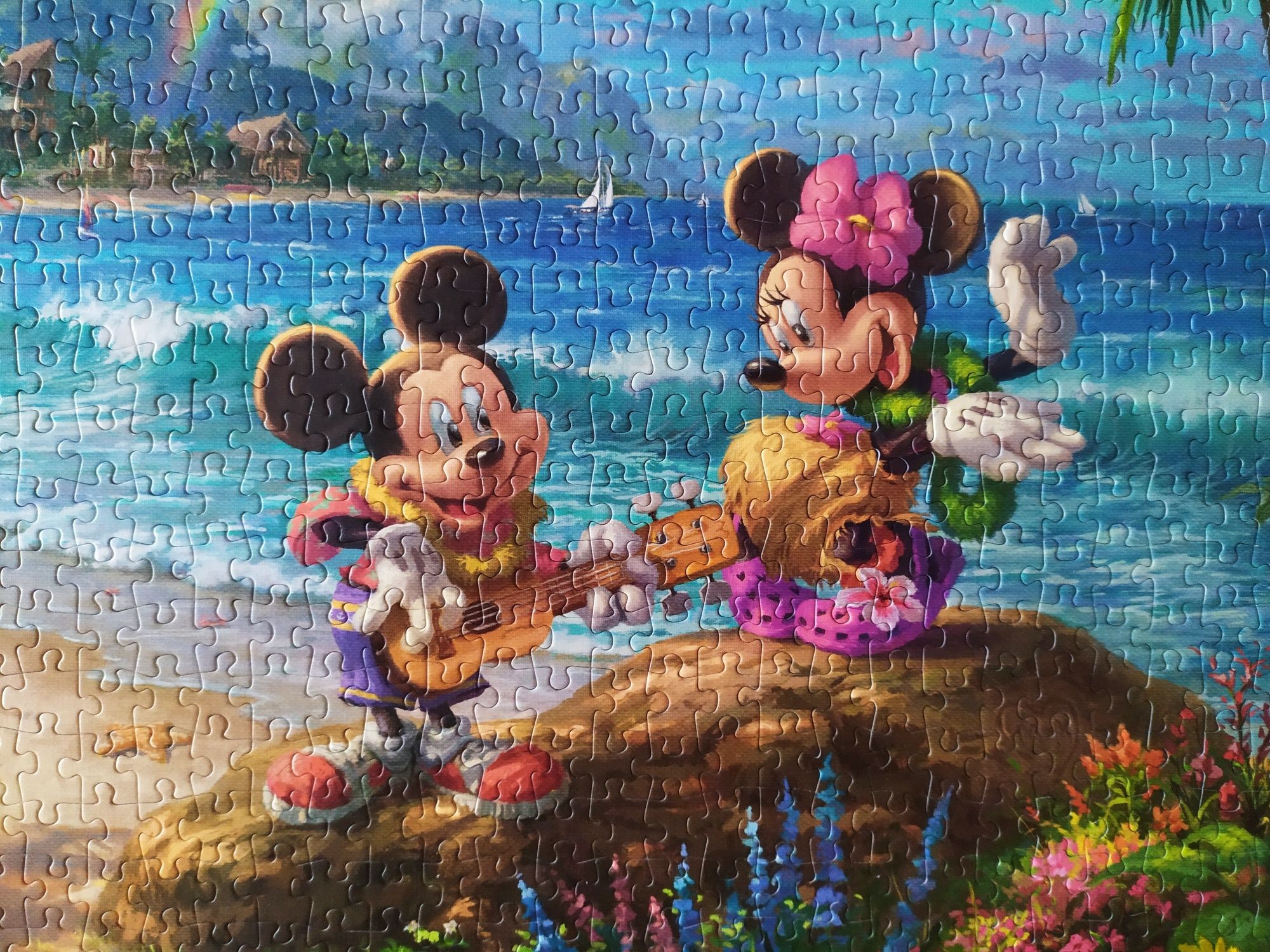Puzzle 1000 Schmidt Disney Mickey i Minnie na Hawajach