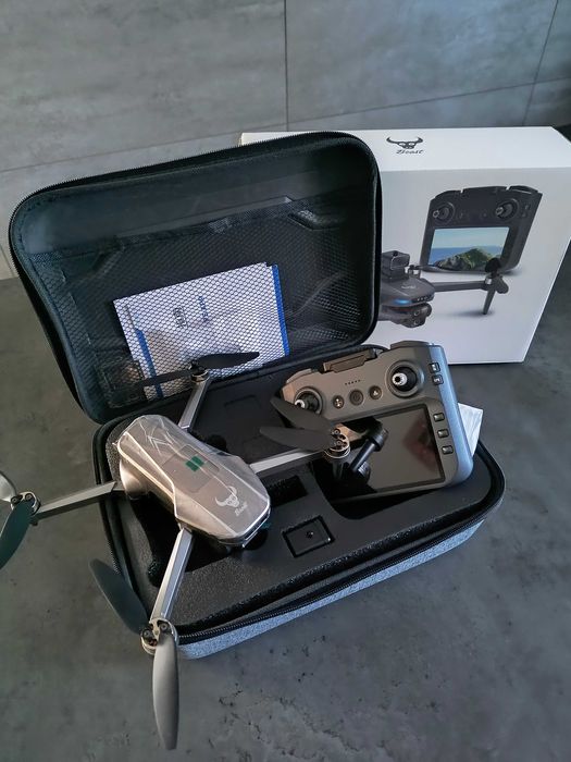 DRON profesjonalny z GPS - RADIO Z MONITOREM LCD + dodatkowa bateria !