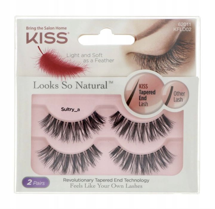 KISS Looks So Natural rzęsy na pasku Sultry_a x2