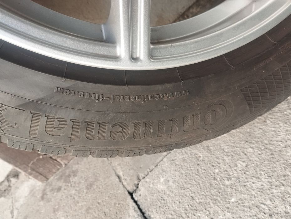 Felgi aluminiowe Aluett 19'' z oponami Continental 225/55 r19 zimowe