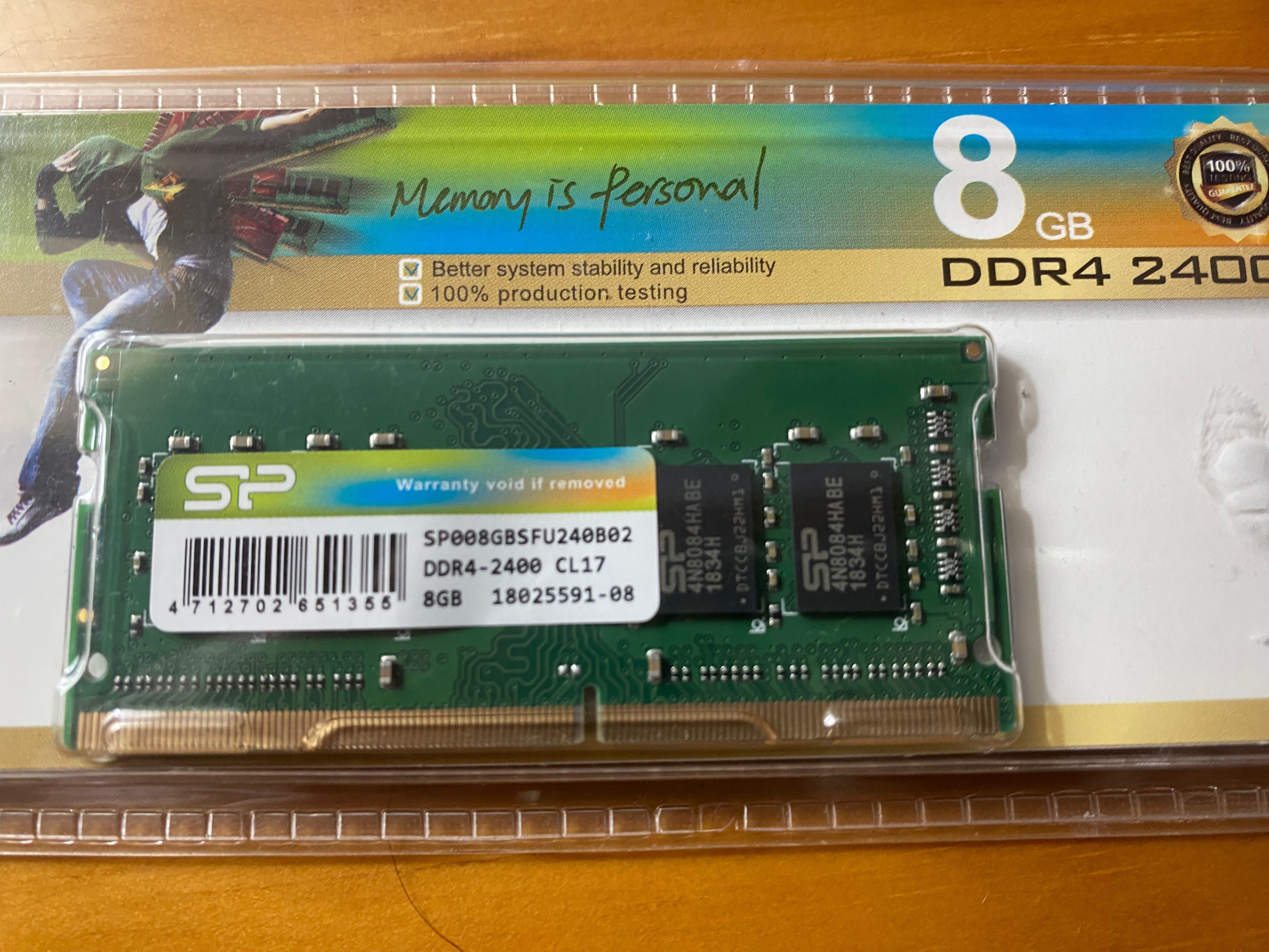 Memória RAM DDR 4 2400MHZ