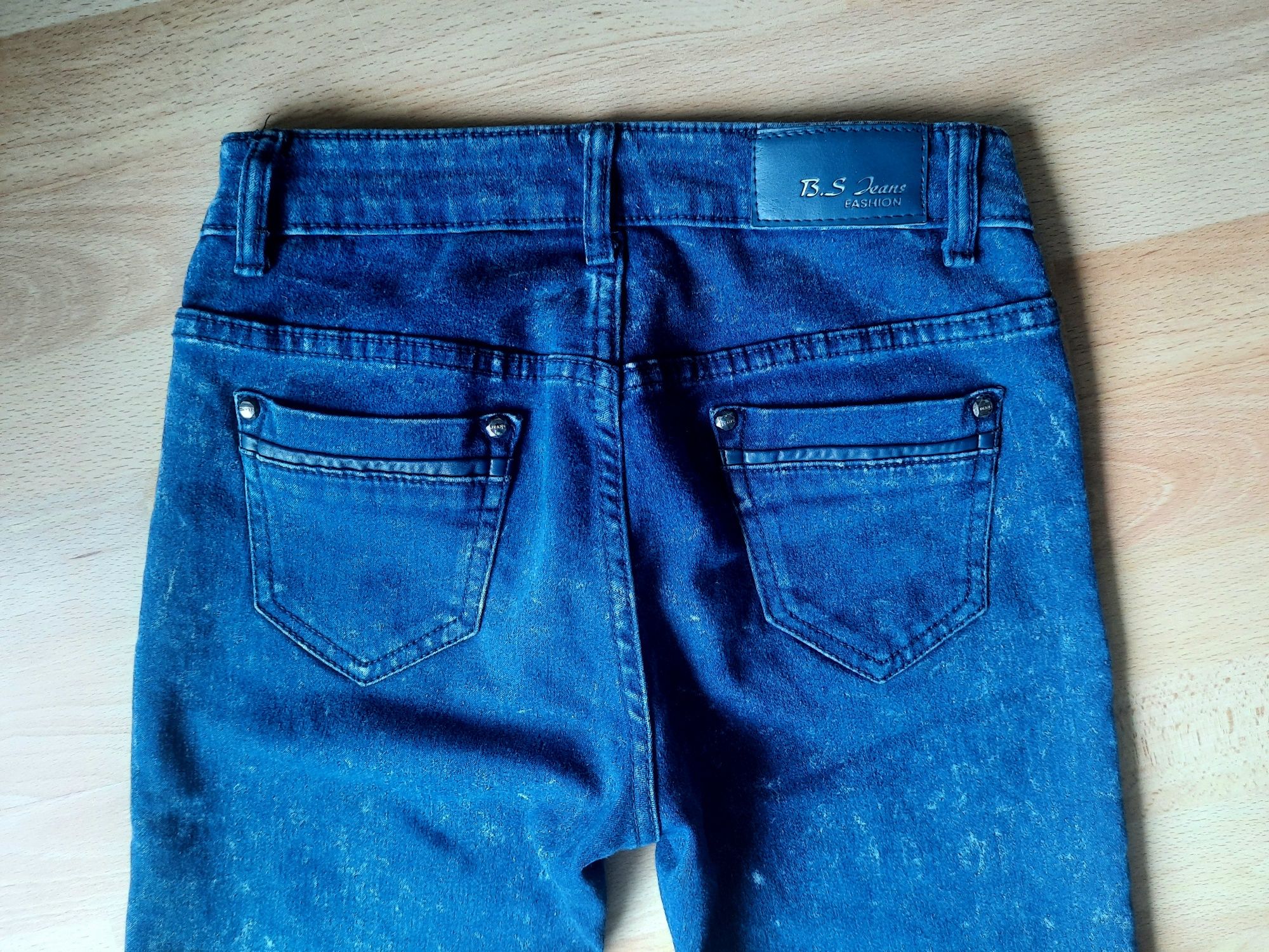 Spodnie a'la jeansowe niebieskie super stan