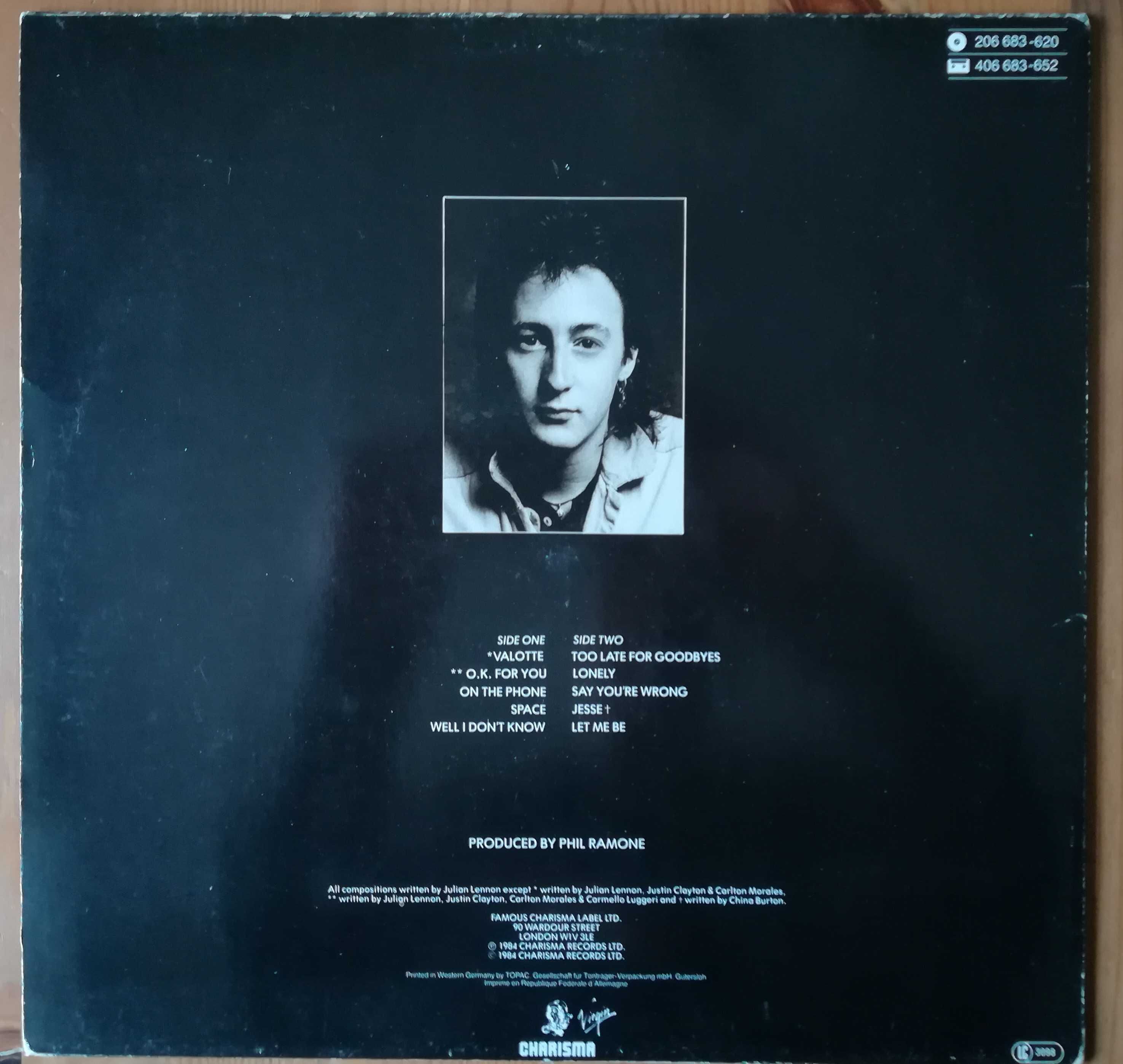 Julian Lennon - Valotte - płyta winylowa