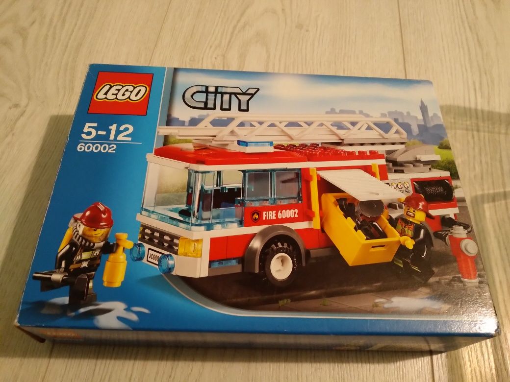 Klocki lego 60002 wóz strażacki unikat w 100 % kompletny instrukcja