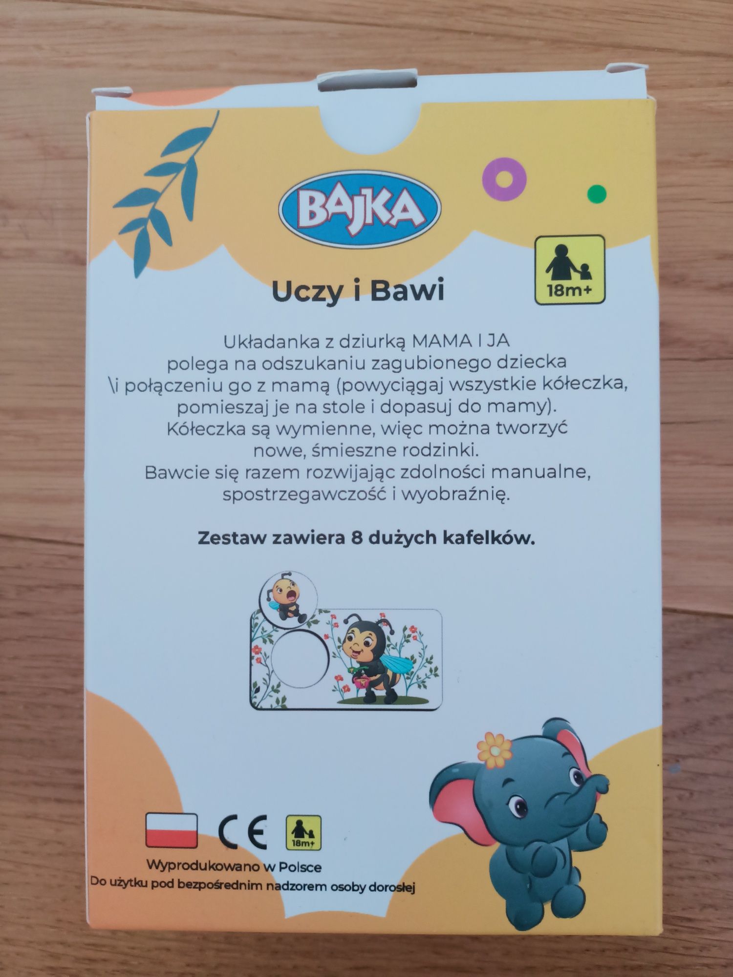 Układanka z dziurką Mama i ja