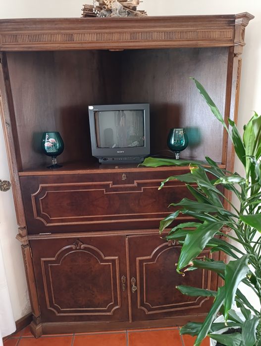 Móveis de sala de nogueira