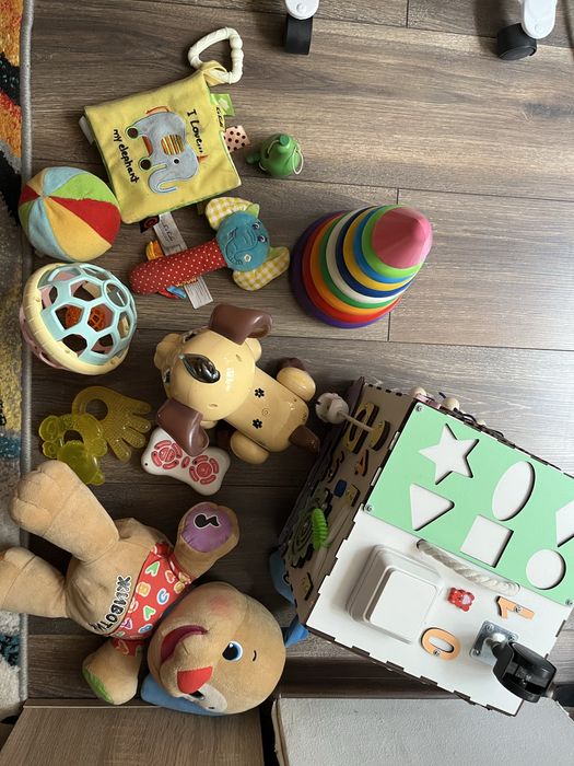 Іграшки для немовлят 6+місяців, лот, бізікуб