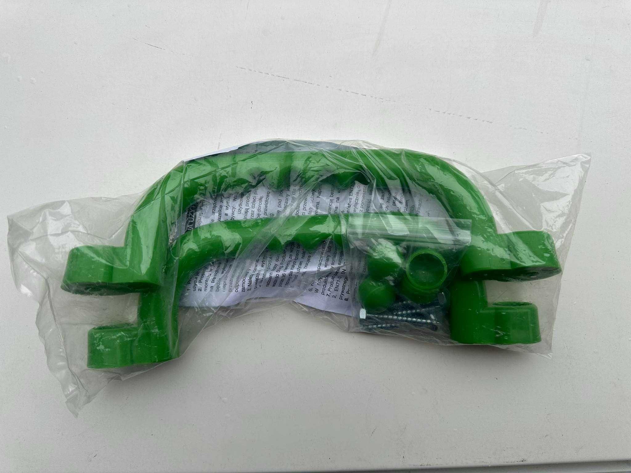 Uchwyty plastikowe rączki na plac zabaw dzieci jasny zielony x2