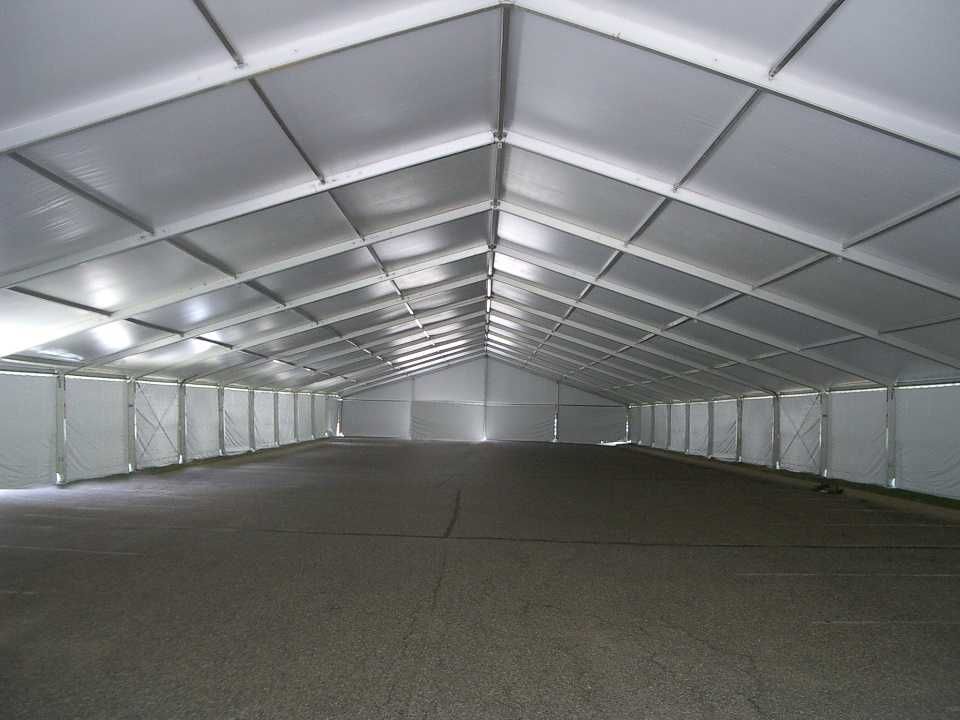Hala namiotowa aluminiowo-stalowa 20 x 40 x 3m, całoroczna, używana