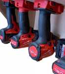 Uchwyt do Milwaukee M18 elektronarzędzia 4sztuki czerwone