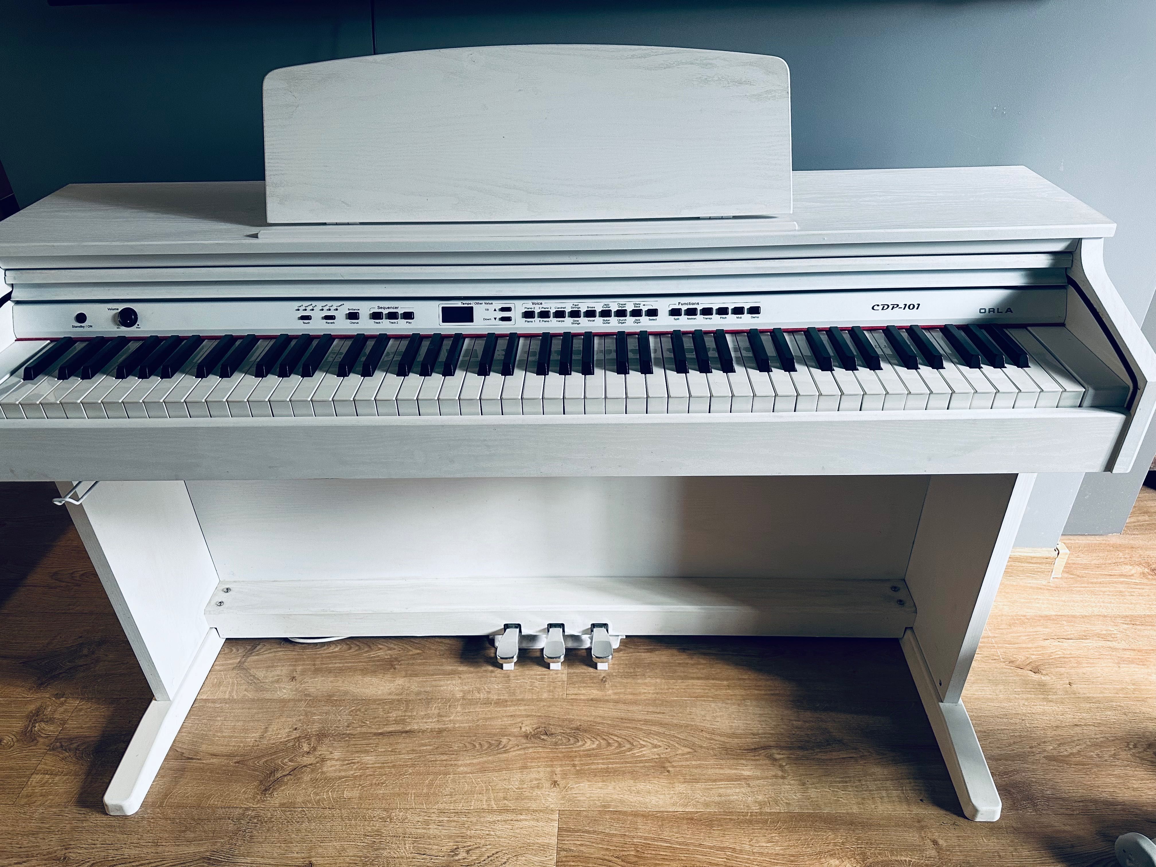 Pianino białe Orla CDP 101