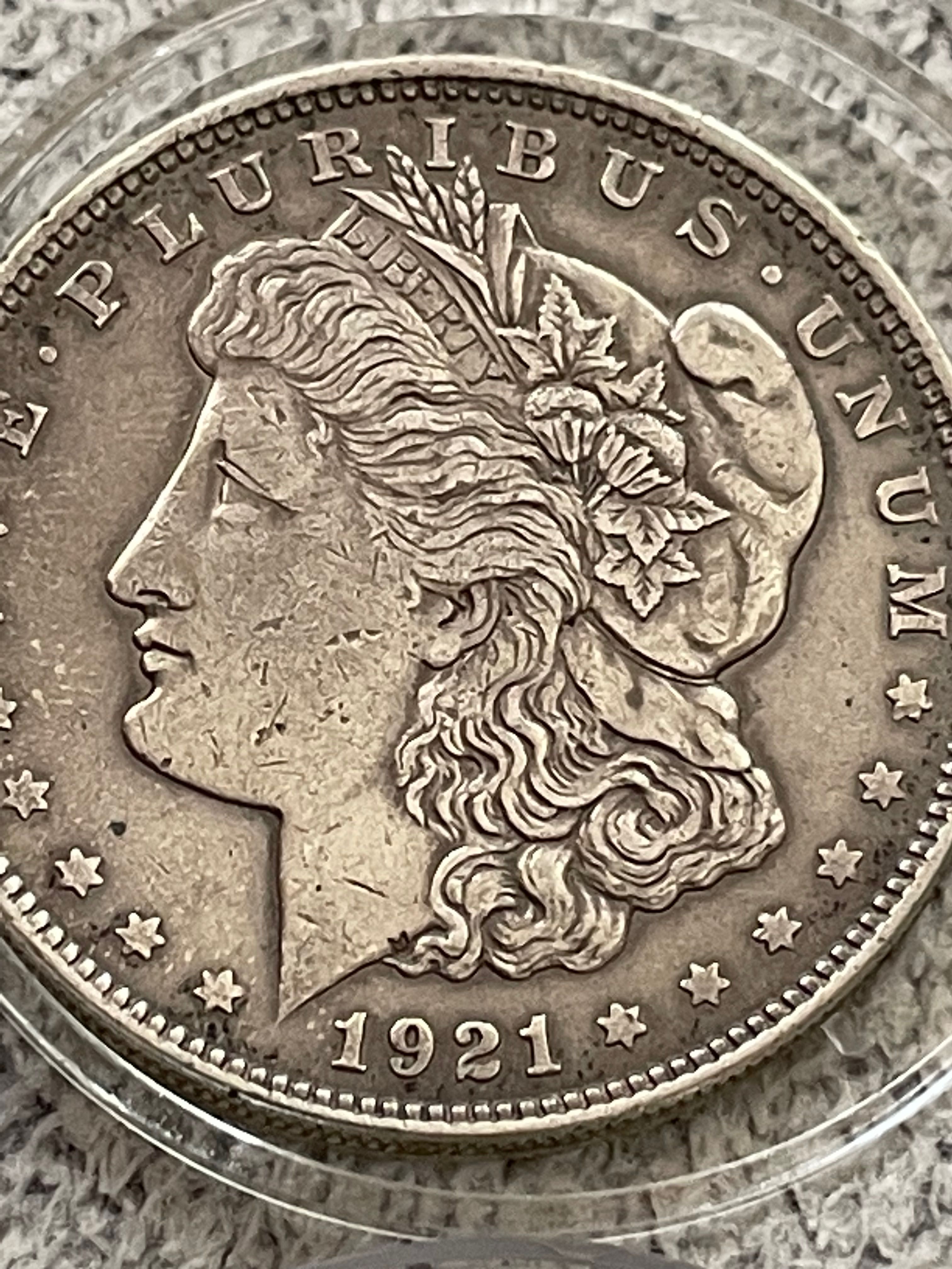 Morgan One Dollar z roku 1921.