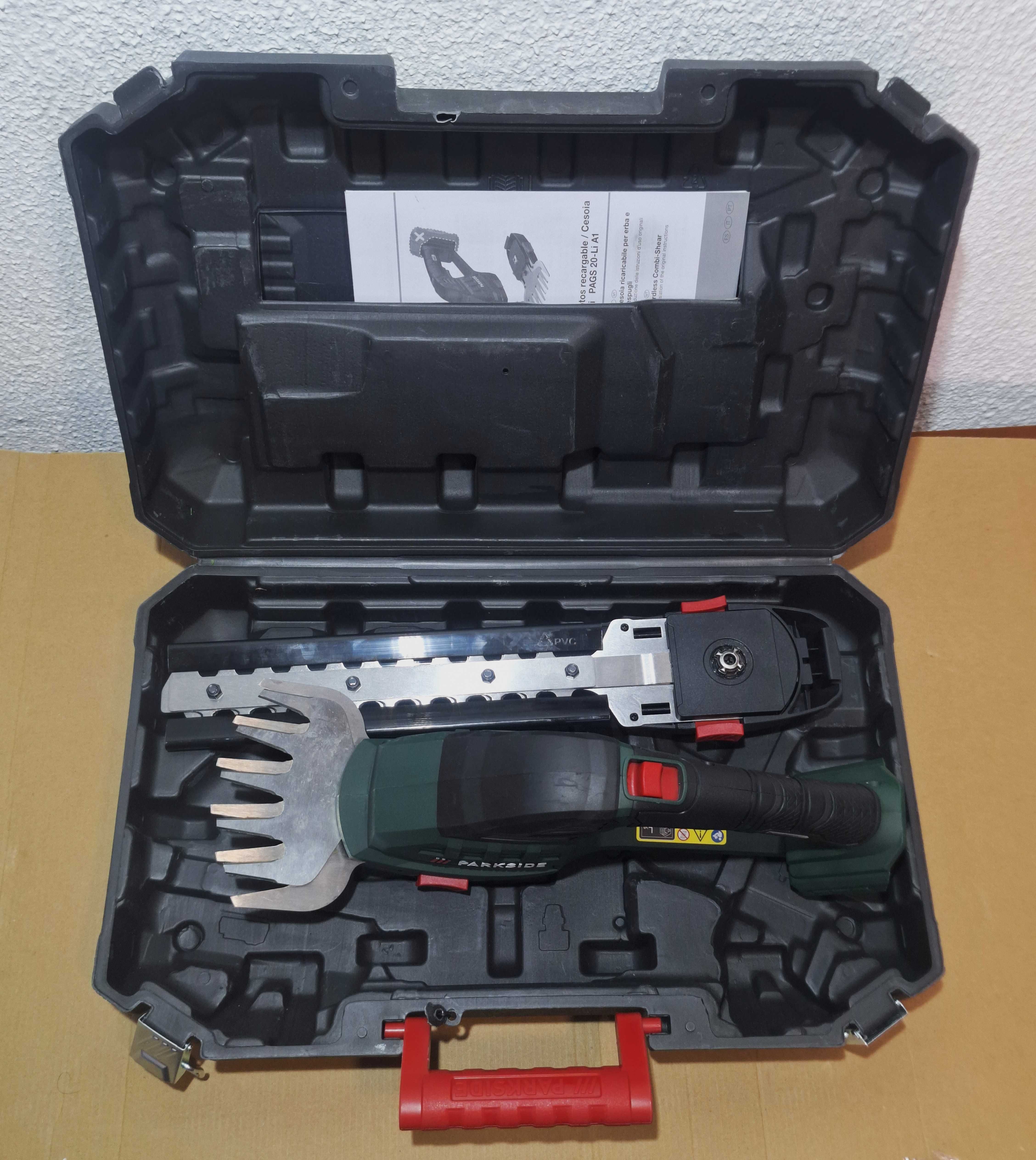 Aparador De Arbustos / Sebes / Relva Parkside 20V ( Novo )