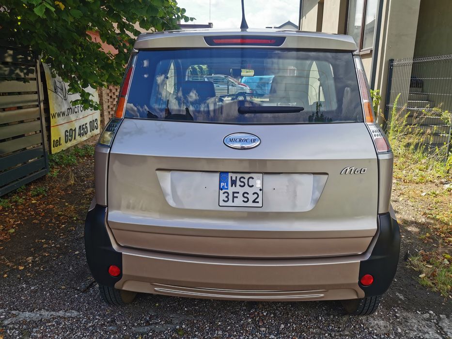Microcar M.GO 2011r 4 osobowy Fak VAT23% L7e na B1, RATY, Transport!!!