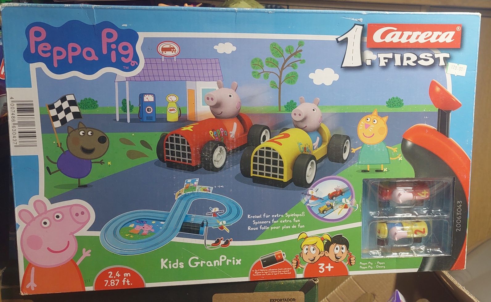 Tor wyścigowy Peppa Pig Carrera FIRST, Peppa i Georg