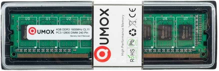 Модуль памяти DDR3 4GB 1600Mhz CL11 QUMOX