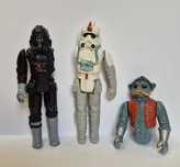 Gumowe Figurki 3 sztuki - Star Wars Gwiezdne Wojny Prl