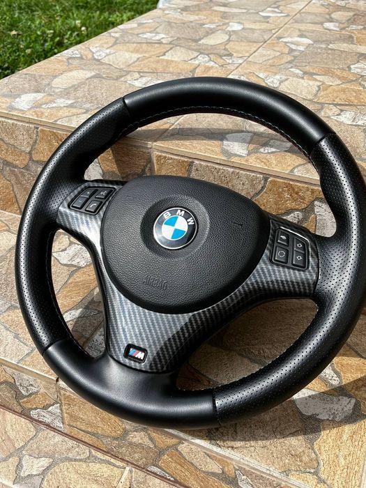 М руль BMW E90 E91 E87 E93 E92 Родная кожа БМВ Е90 Е91 Е92 Е93
