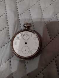 Stary kieszonkowy zegarek mechaniczny Zenith z budzikiem do renowacji