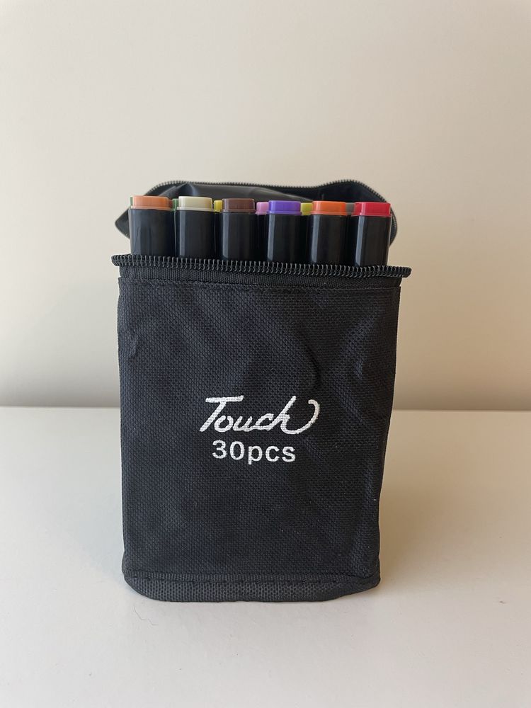 Conjunto de 30 Canetas / Markers de álcool para colorir