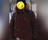 Мужская зимняя  курточка-парка "Sinzole" на меху. Р 46