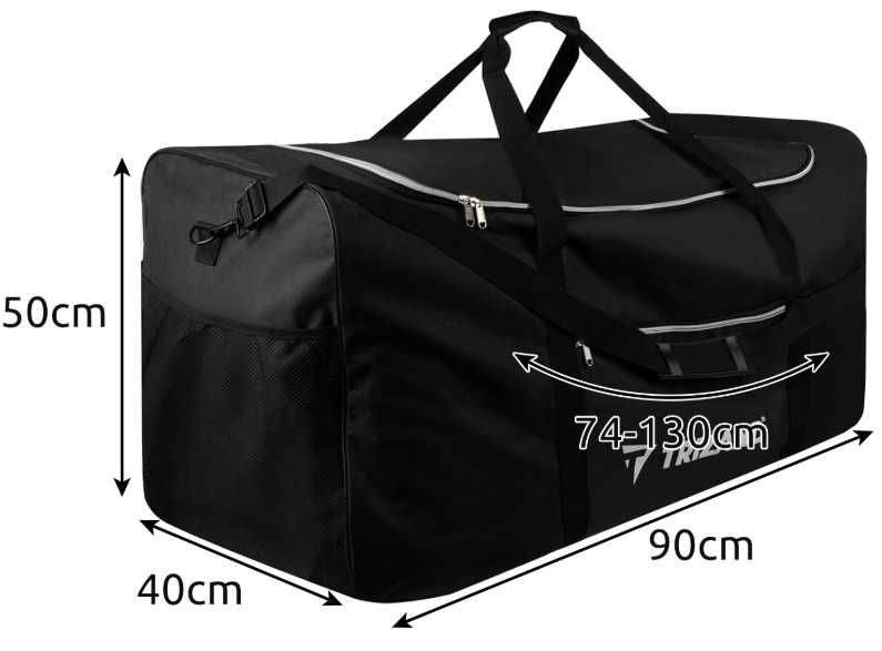 Torba podróżna duża sportowa turystyczna pojemna 90x50x40 cm
