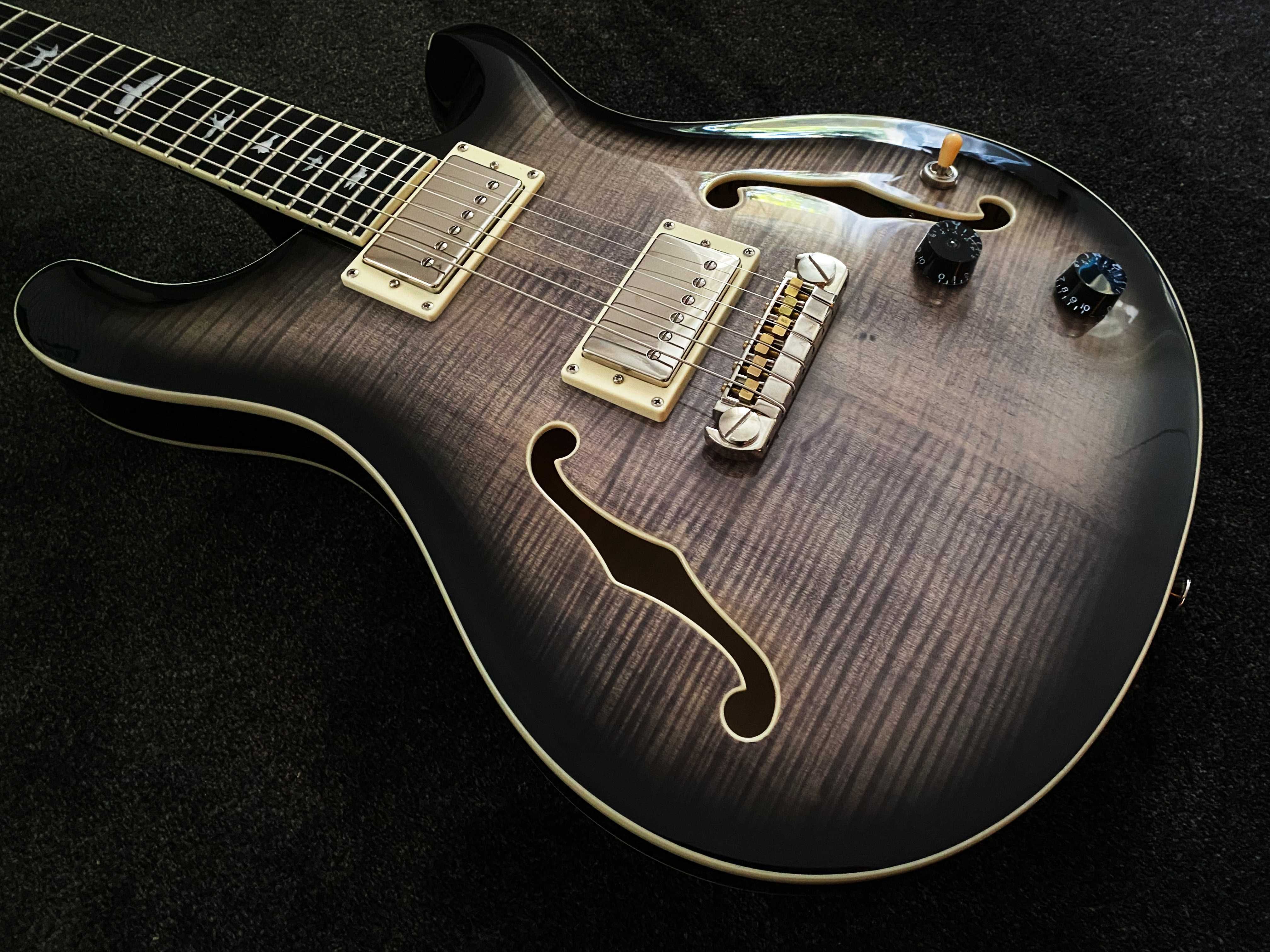 PRS SE Hollowbody II Charcoal Burst + CASE