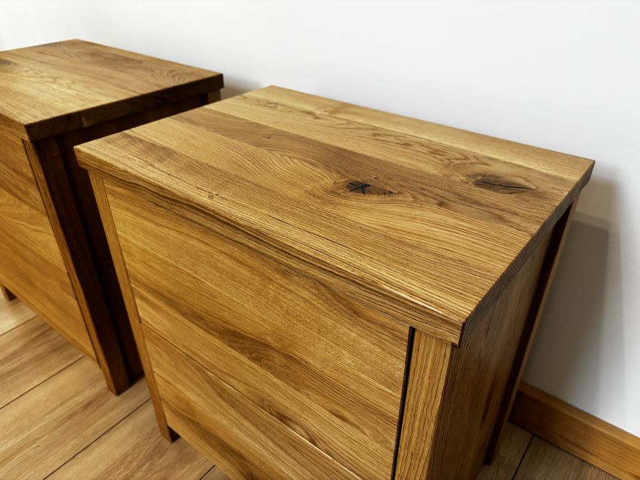 Dębowe szafki nocne