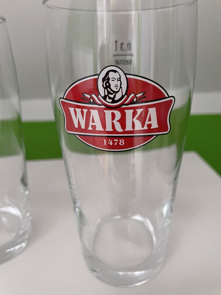 Pokale Warka-0,3l.-Nowe!