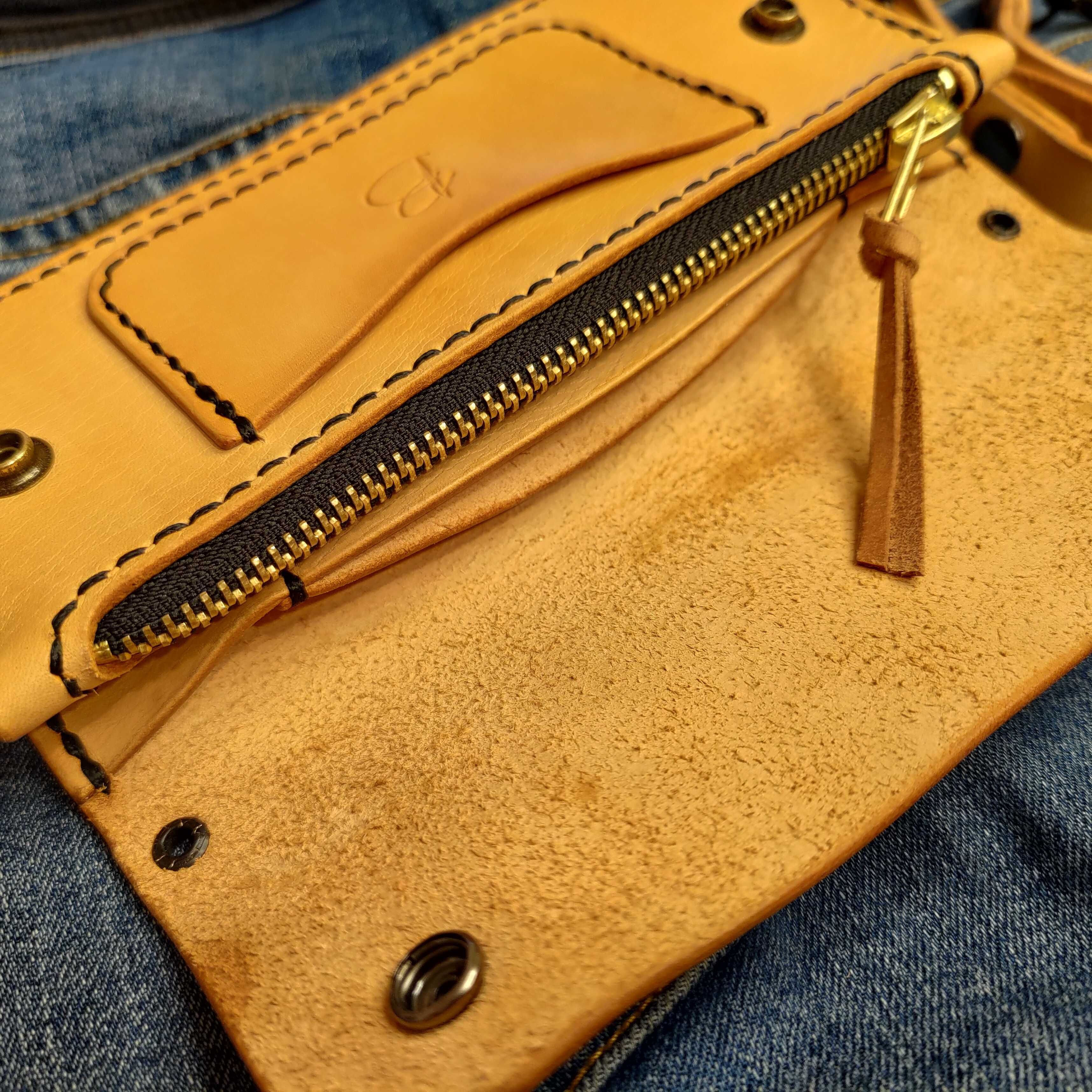 Borubar Skóroszyj - EDC - Biker/Trucker Wallet / portfel WYPRZEDAŻ