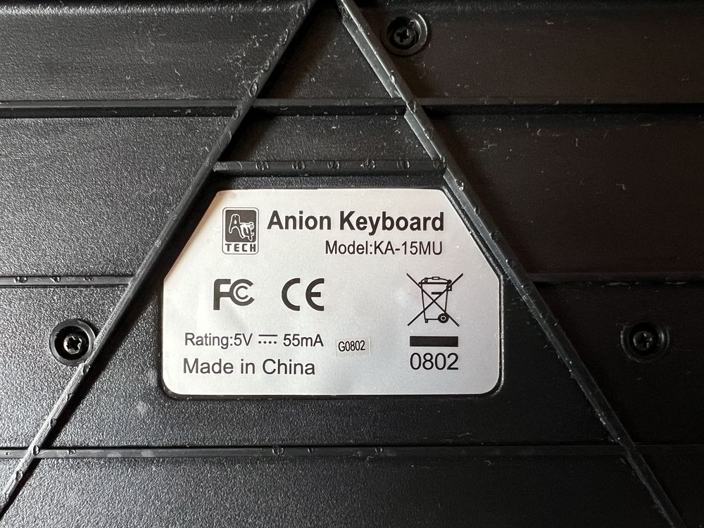 Клавіатура Anion Keyboard KA-15MU клавиатура