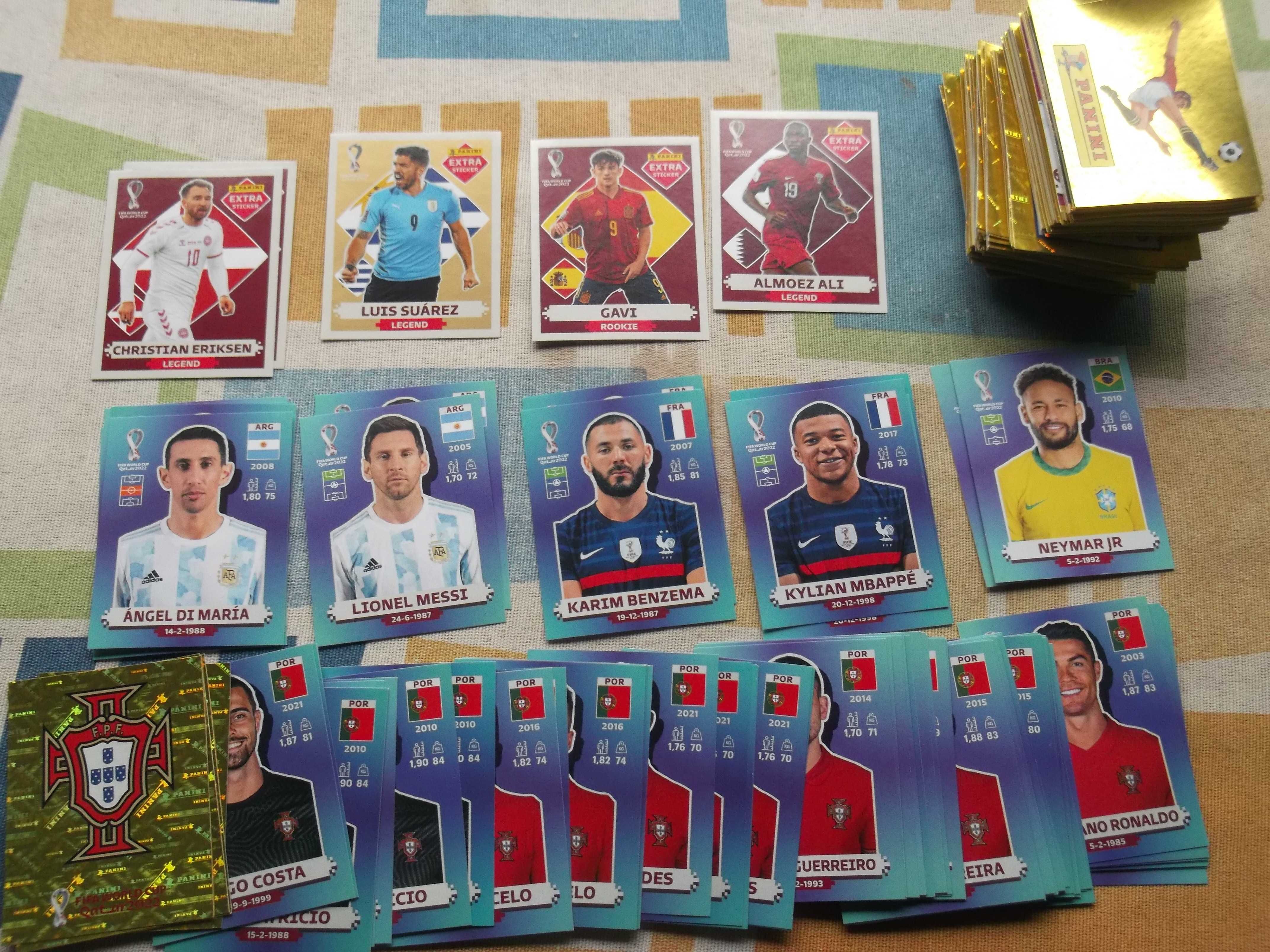 Cromos do mundial do Qatar