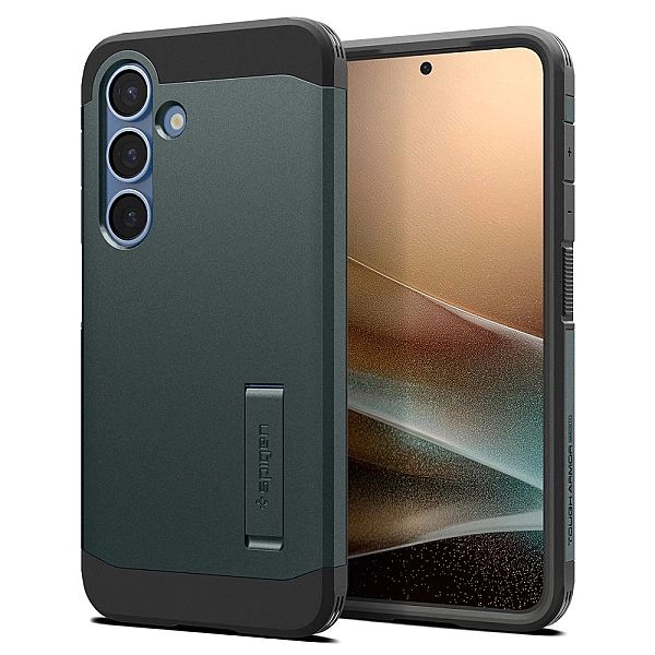 Spigen Tough Armor Magsafe Galaxy S25+ Plus Abyss Green