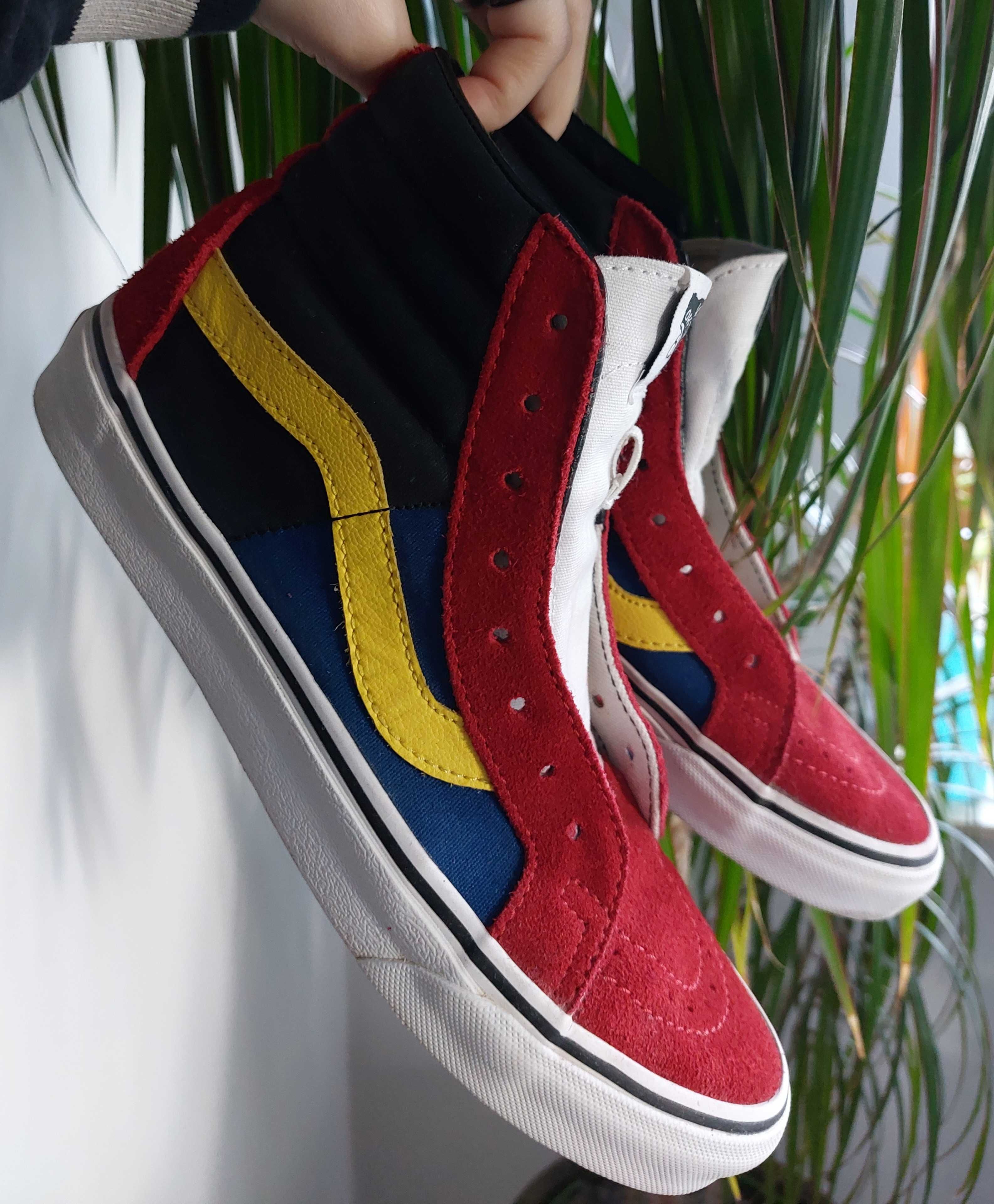 Buty Vans Sk8-high wysokie za kostke skate chilli