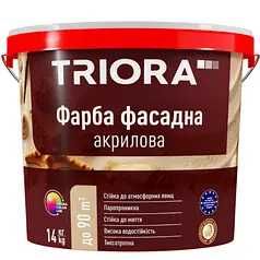 12,6кг Краска фасадная интерьерная акриловая латексная фарба фасадна