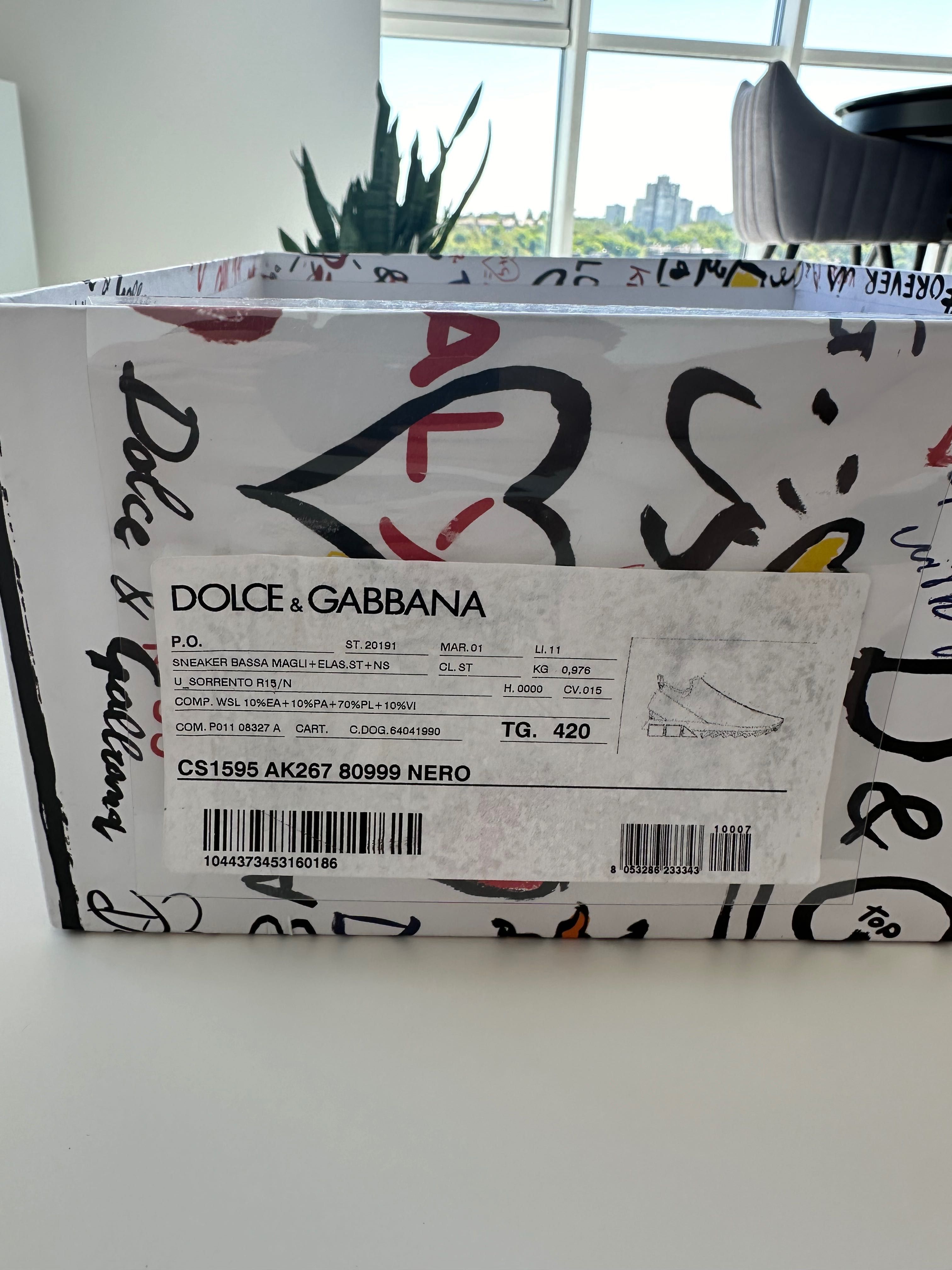 Dolce&Gabbana кросівки D&G оригінал