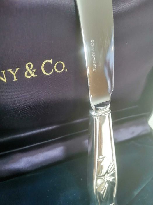 Conjunto Vintage Tiffany & Co. para Servir Queijo – Caixa Original