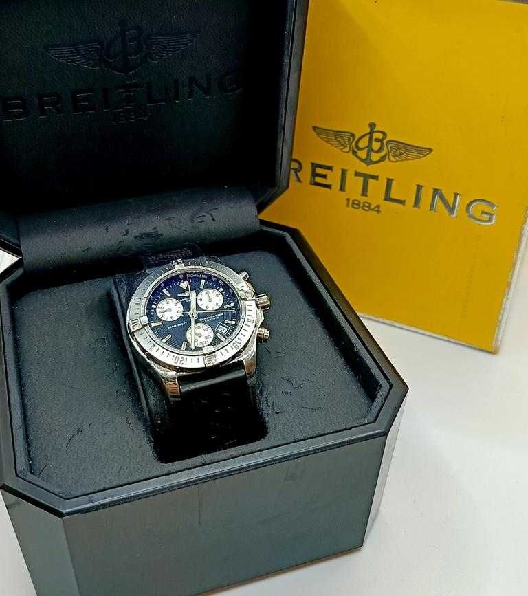 Męski zegarek Breitling Chrono Colt Czarny/Guma Ø41 mm