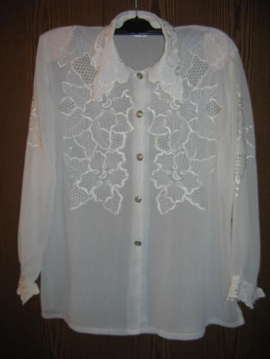 Блуза нарядная с длин.рукавом