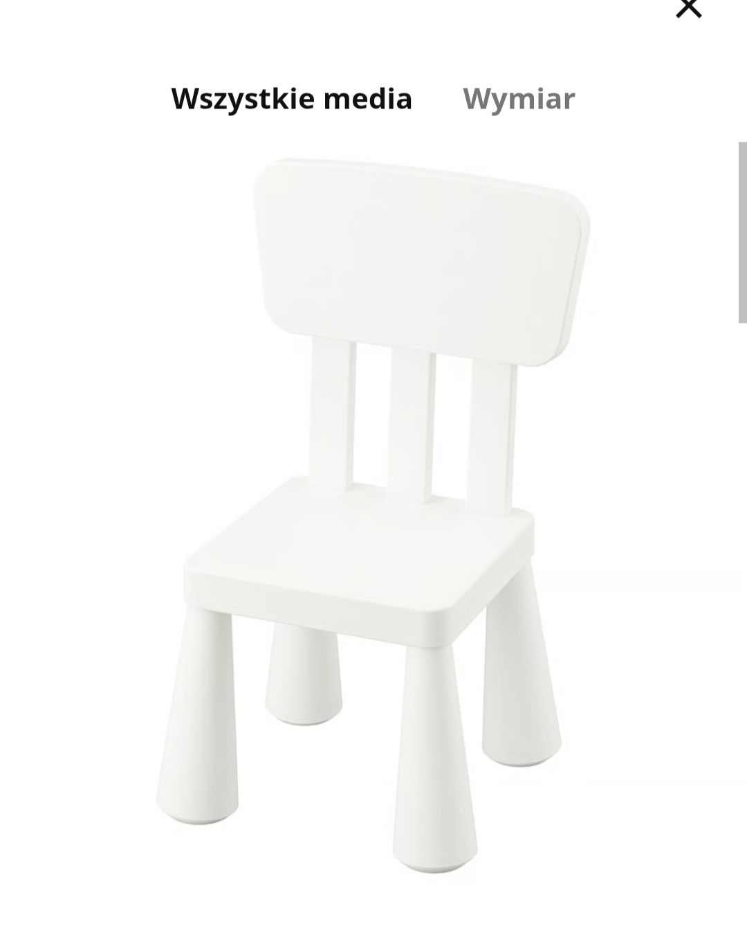 Krzesełko dla dziecka ikea