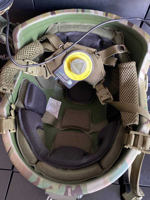 Шлем Тактический FAST Helmet Каска військова комплект Мультикам