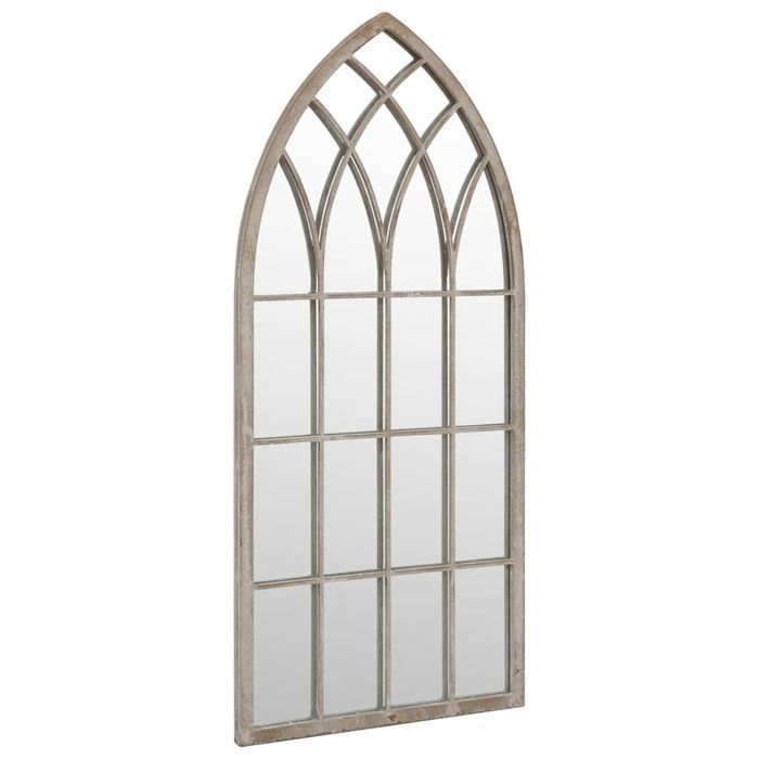 Vidaxl Lustro Ogrodowe, Piaskowe, 70X30 Cm, Żelazne