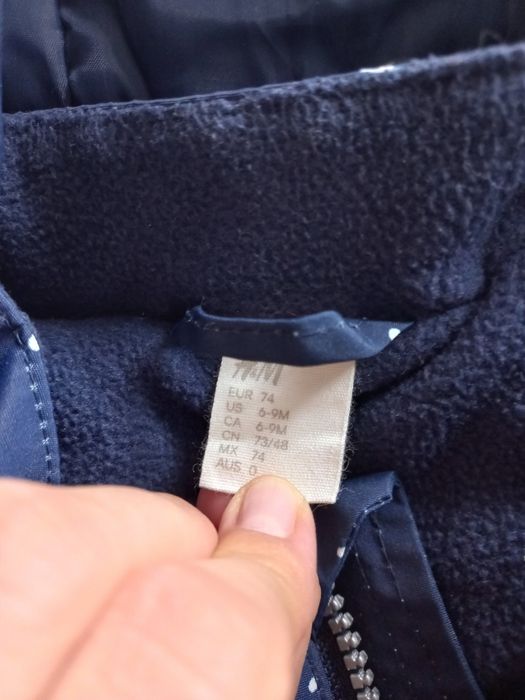 Зимовий комбинезон H&M, 6-9місяців, 74 зріст