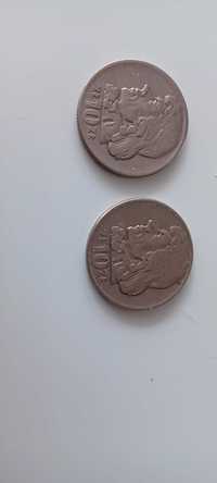 Dwie duże monety Kościuszko